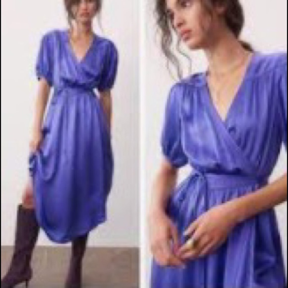 Maeve Katrina midi wrap dress